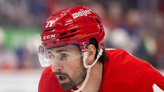 Larkin Acceptance of Different Role Pays Off for USA. Photo by Dylan Larkin serving USA well as a No. 3 checking center. 